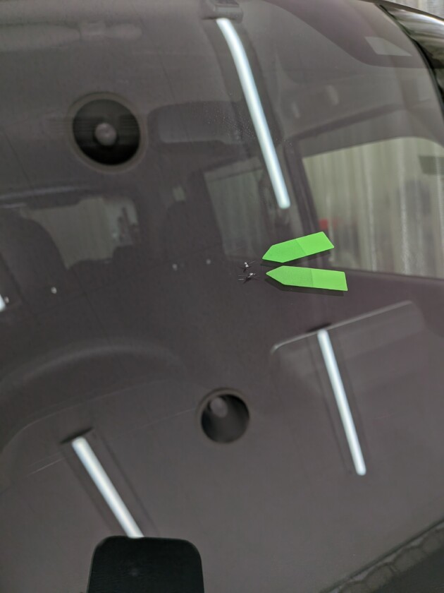 ルークス2つのひび割れ