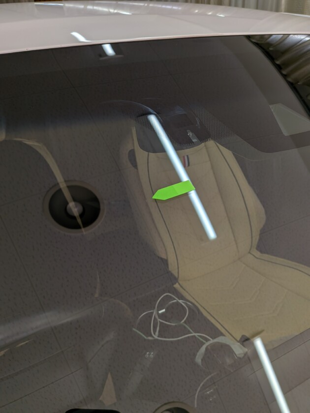 ハリアー1.5cmのひび割れ