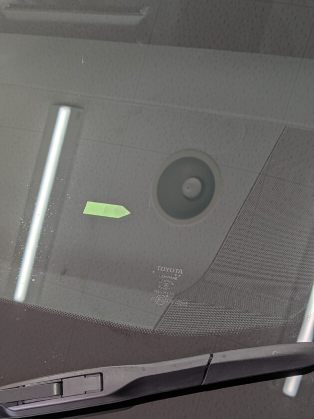 アルファード4.2cmのひび割れ