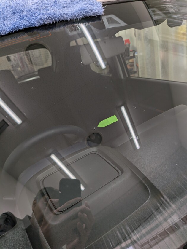 アルト1.2cmのひび割れ