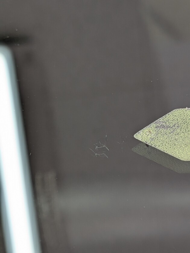 ハイエース1.8cmのひび割れ