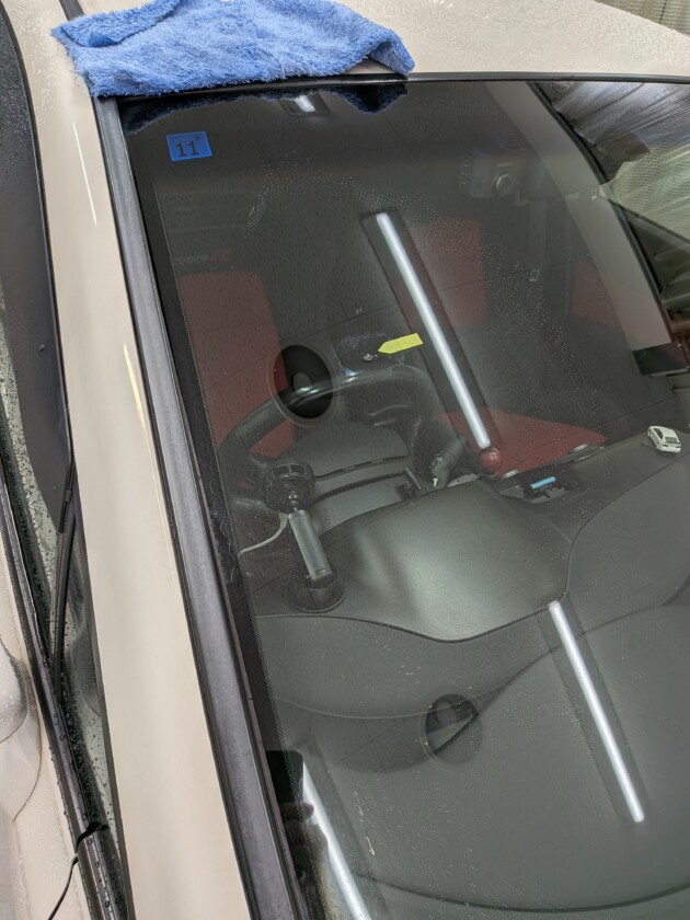 シビック1.7cmのひび割れ