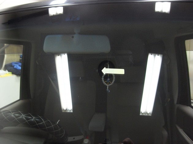 フロントガラス 補修