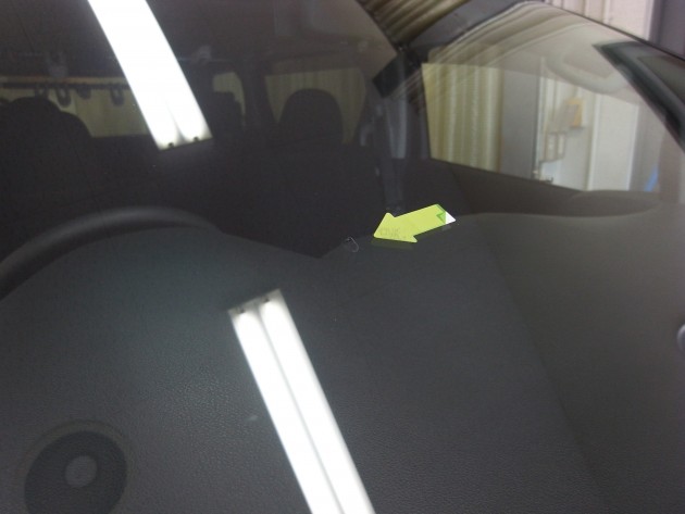 フロント ガラス リペア