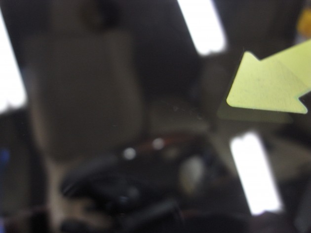 フロント ガラス リペア