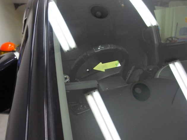 フロント ガラス 飛び石