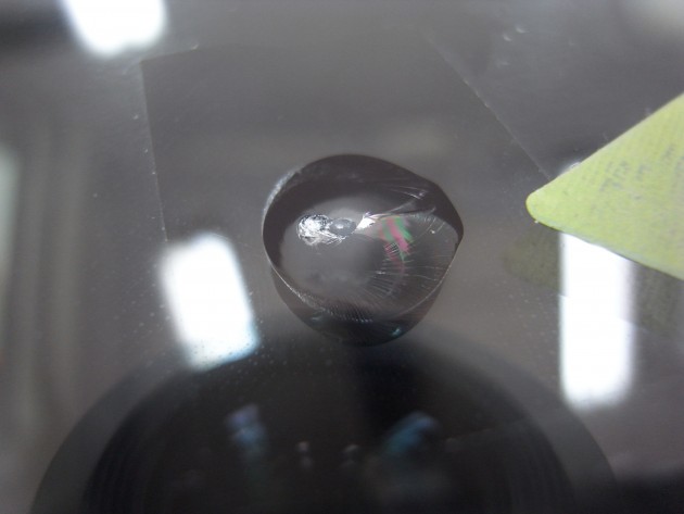 フロント ガラス 飛び石