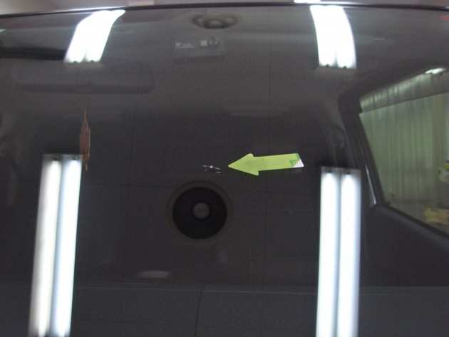 フロント ガラス 飛び石