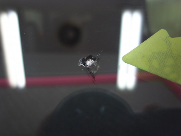 フロント ガラス 飛び石