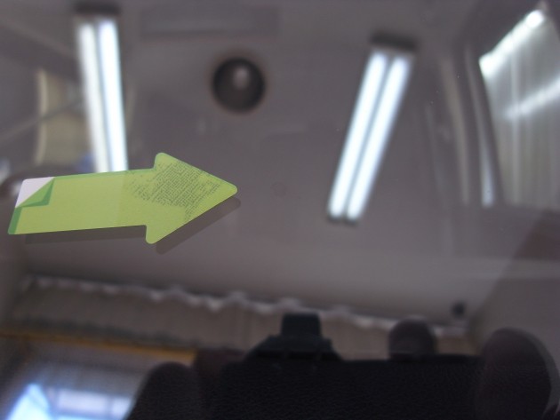 フロント ガラス リペア