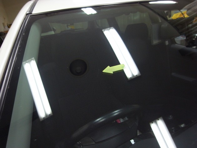 フロント ガラス リペア