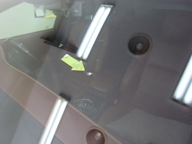 フロントガラス 飛び石