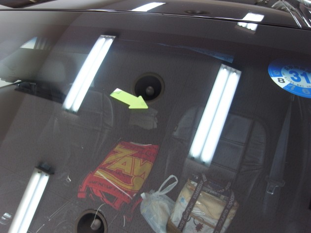 フロント ガラス リペア