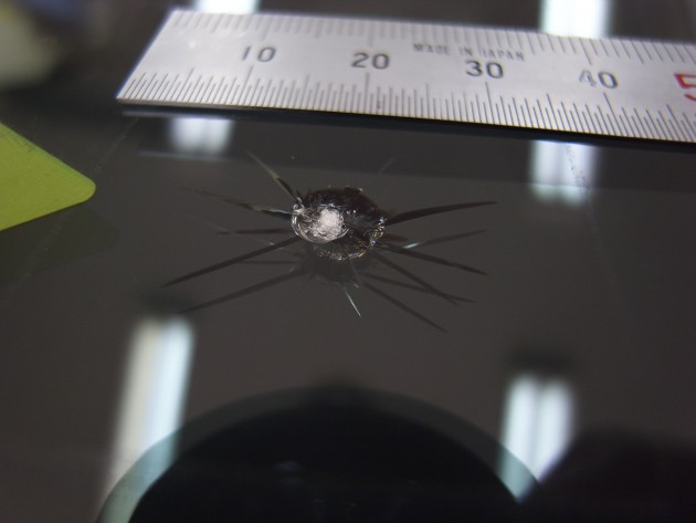 フロントガラス 飛び石