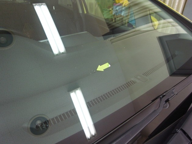 フロントガラス 飛び石