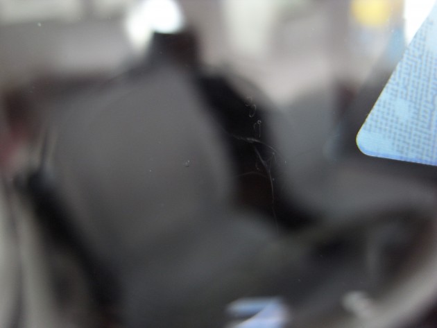 自動車ガラス 飛び石 リペア