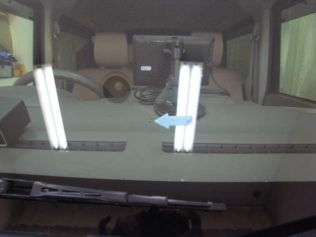 フロントガラス 飛び石