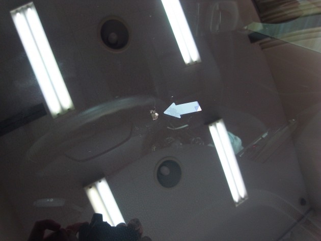 フロントガラス 飛び石