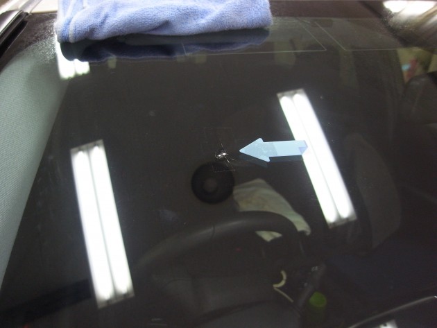 フロントガラス 飛び石