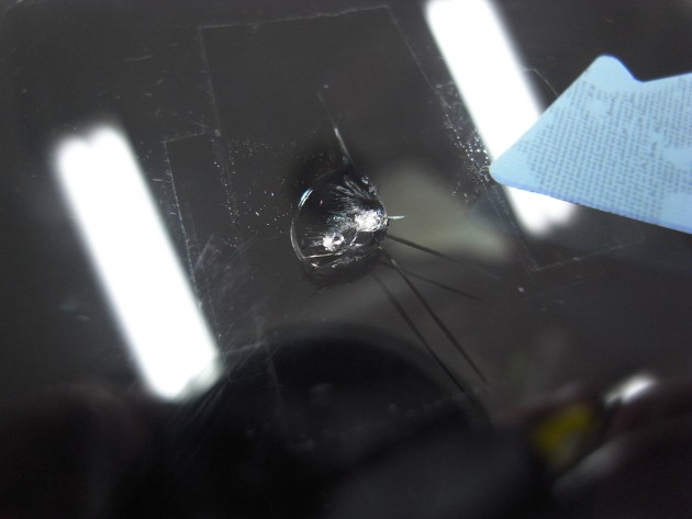 自動車ガラス 飛び石 修理