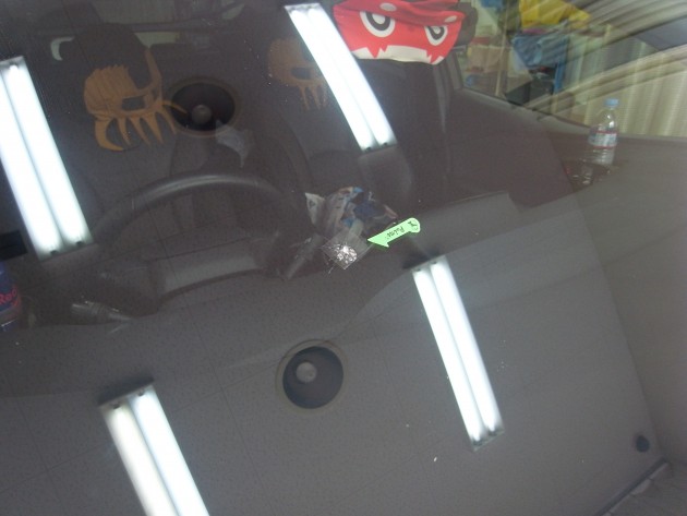 フロントガラス 飛び石