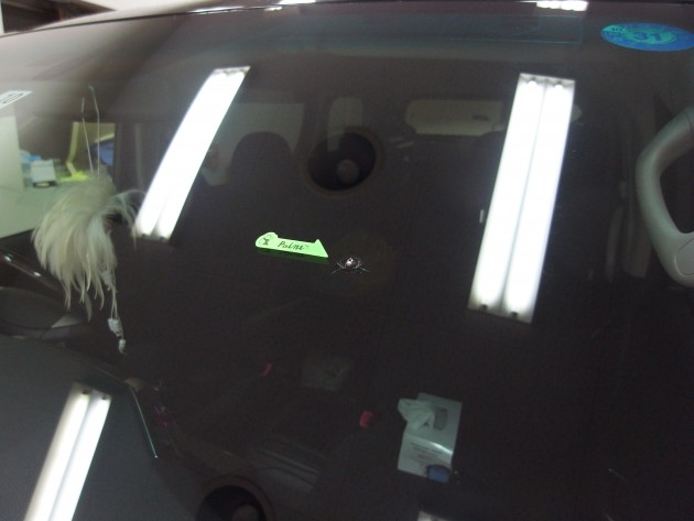 フロントガラス 飛び石