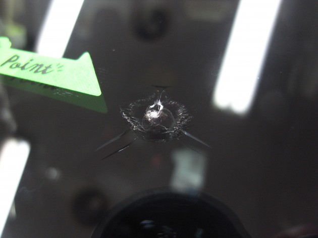 フロントガラス 飛び石