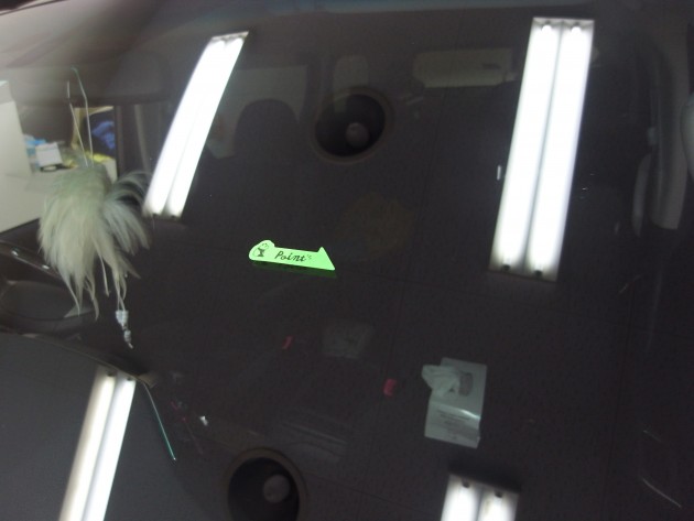 フロントガラス 飛び石