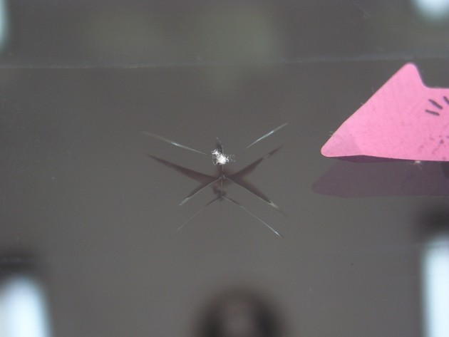 フロントガラス 飛び石