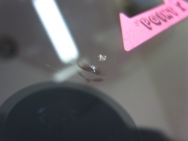 フロントガラス 飛び石