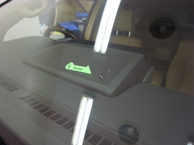 フロントガラス 飛び石