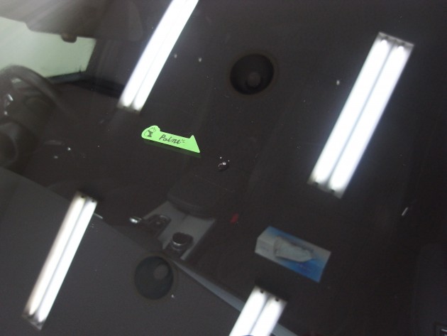 フロントガラス 飛び石