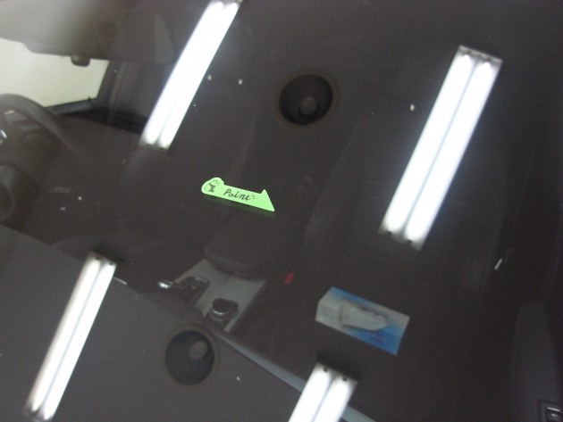 フロントガラス 飛び石