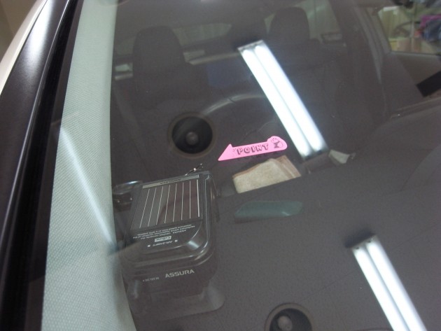 フロントガラス 飛び石