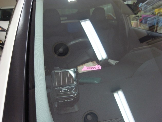 フロントガラス 飛び石