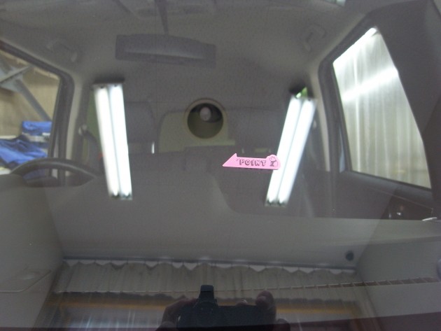 フロントガラス 飛び石