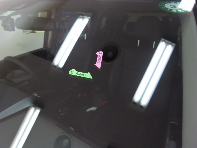 フロントガラス 飛び石