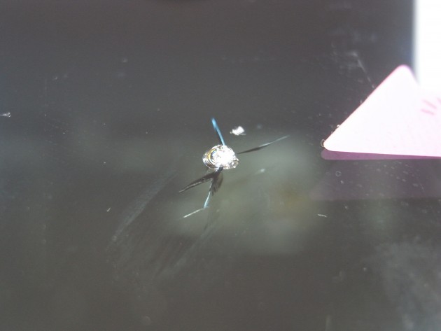 フロントガラス 飛び石