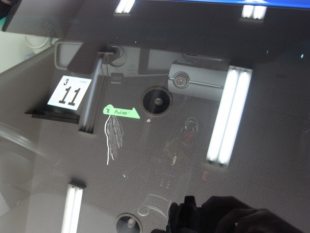 フロントガラス 飛び石