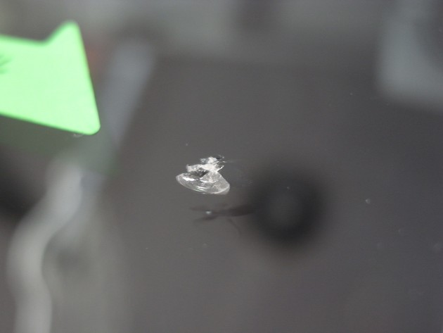 フロントガラス 飛び石