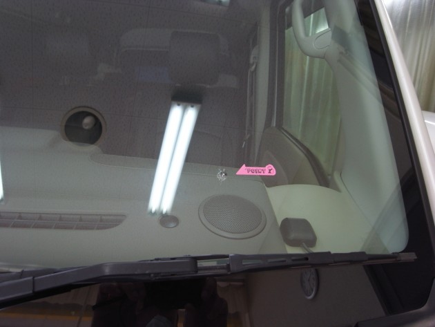 フロントガラス 飛び石