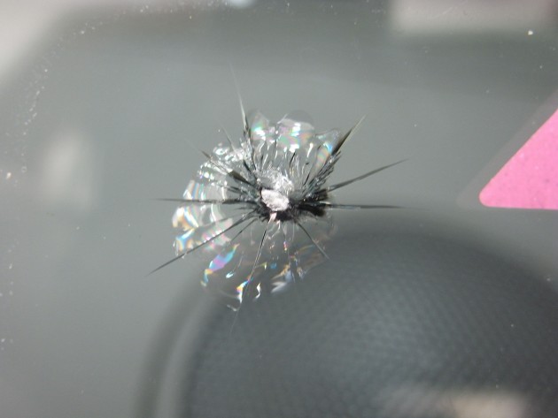 フロントガラス 飛び石