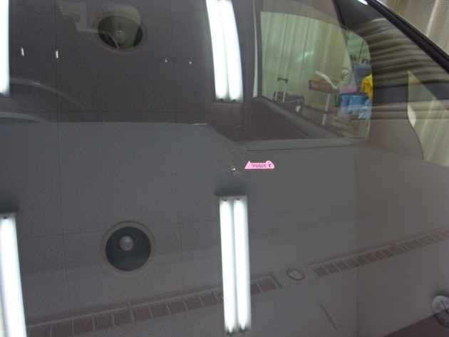 フロントガラス 飛び石