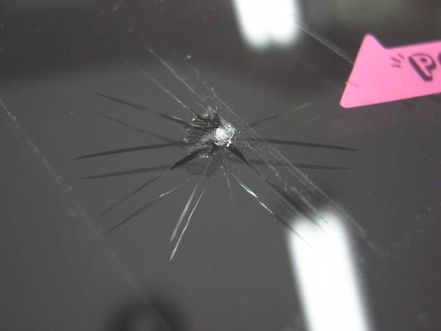 フロントガラス 飛び石