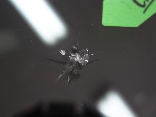 フロントガラス 飛び石