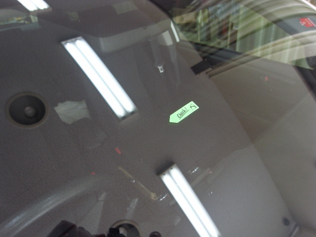 フロントガラス 飛び石