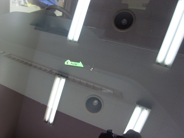 フロントガラス 飛び石