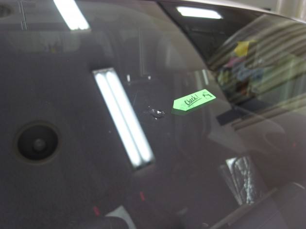 フロントガラス 飛び石