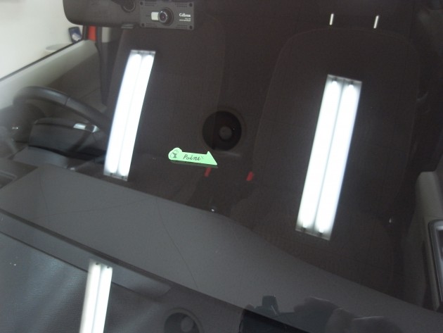 フロントガラス 飛び石