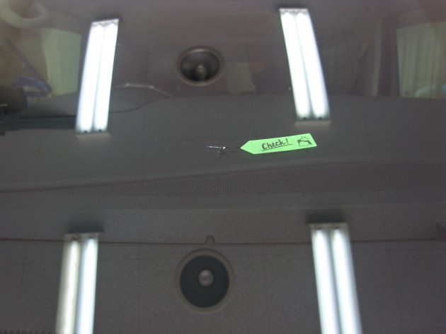 フロントガラス 飛び石